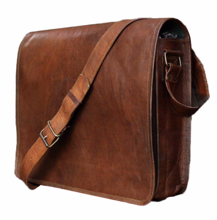 Leather Messenger Bag