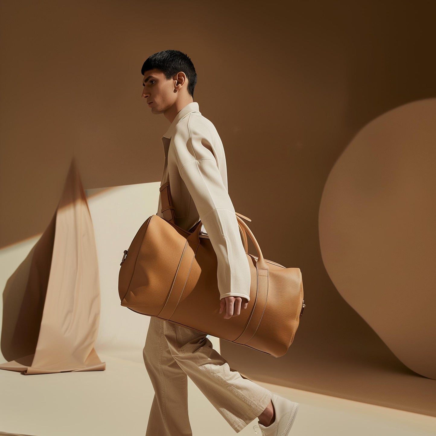 Leather Messenger Bag